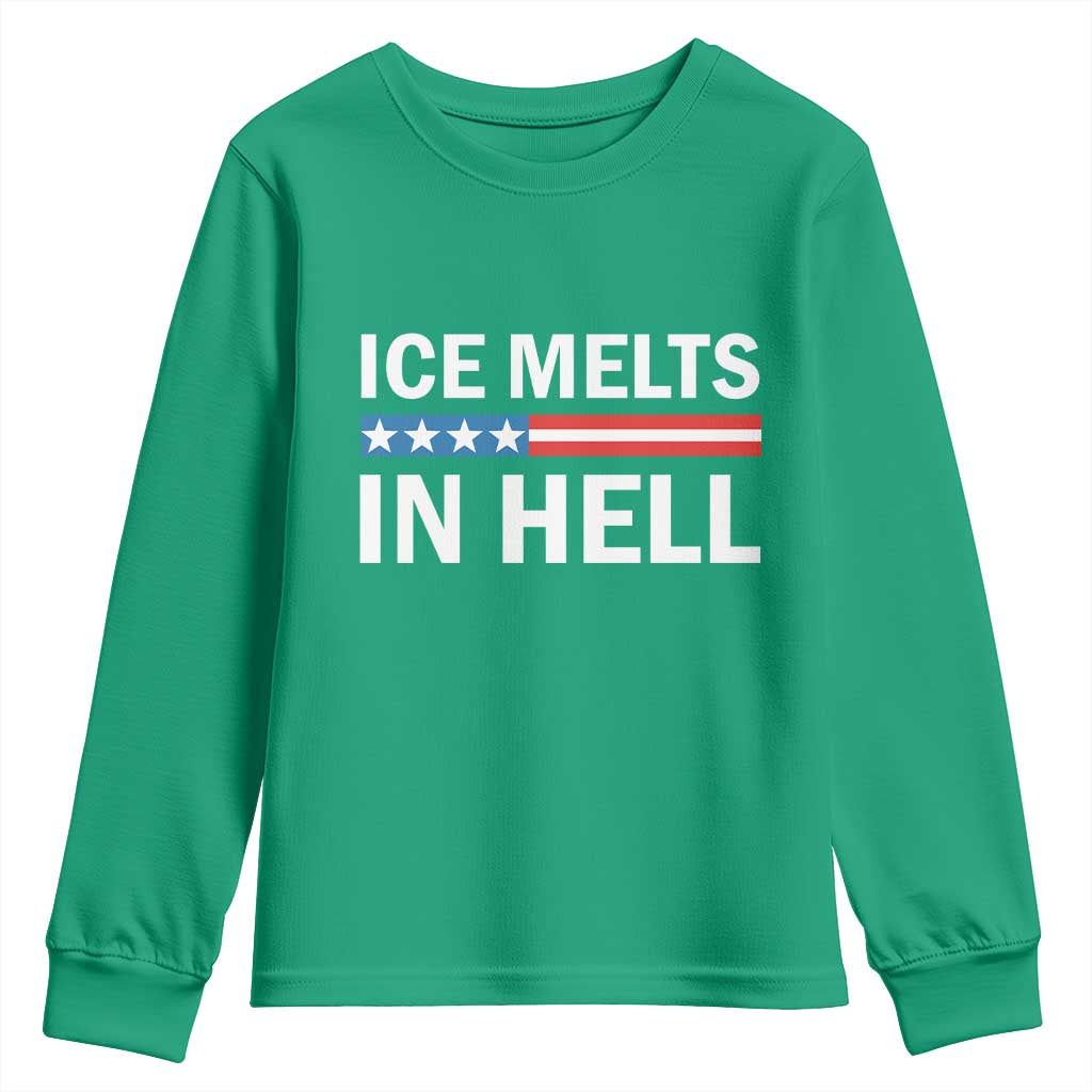 Ice Melts In Hell Youth Sweatshirt Activist Statement Quote