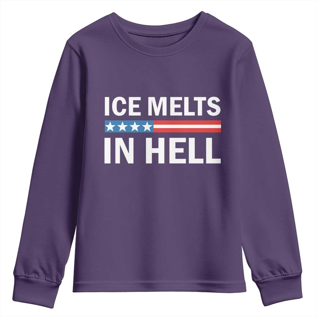 Ice Melts In Hell Youth Sweatshirt Activist Statement Quote