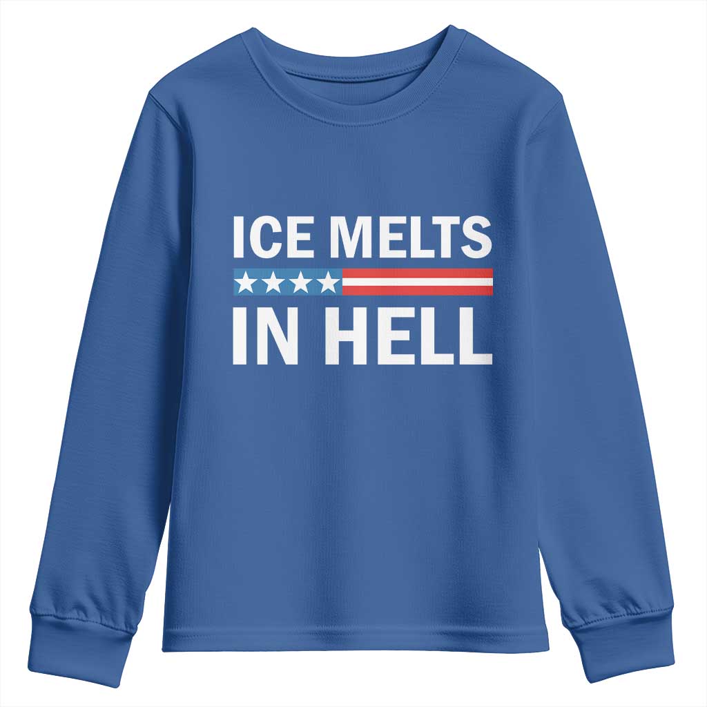 Ice Melts In Hell Youth Sweatshirt Activist Statement Quote