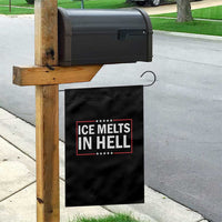 Ice Melts In Hell Garden Flag Immigrant Rights Activist Statement Protest Quote