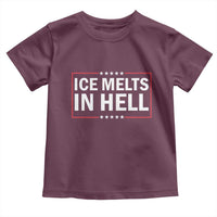Ice Melts In Hell Toddler T Shirt Immigrant Rights Activist Statement Protest Quote