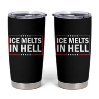 Ice Melts In Hell Tumbler Cup Immigrant Rights Activist Statement Protest Quote