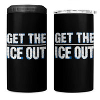 Minnesota Resist Anti ICE Immigration Protest Ladies 4 in 1 Can Cooler Tumbler
