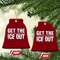 Minnesota Resist Anti ICE Immigration Protest Ladies Ceramic Ornament