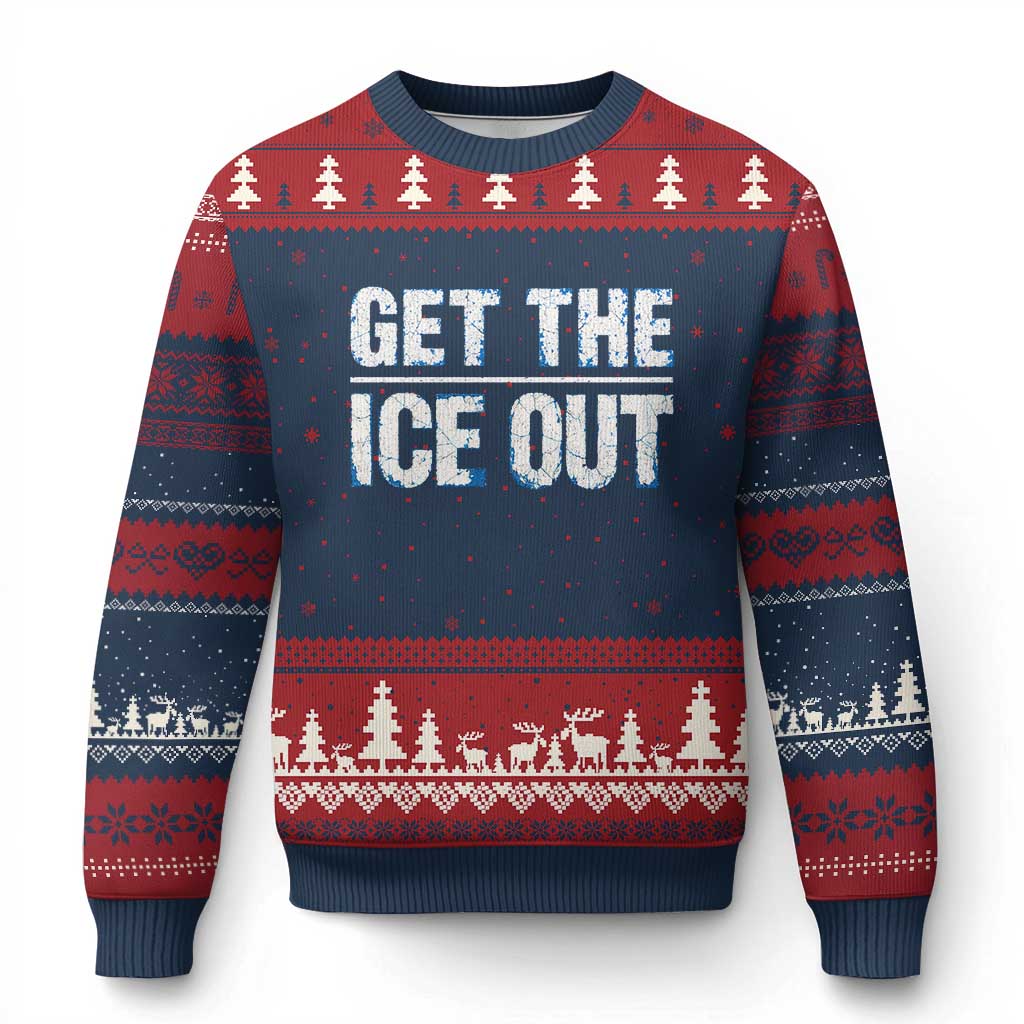 Minnesota Resist Anti ICE Immigration Protest Ladies Ugly Christmas Sweater