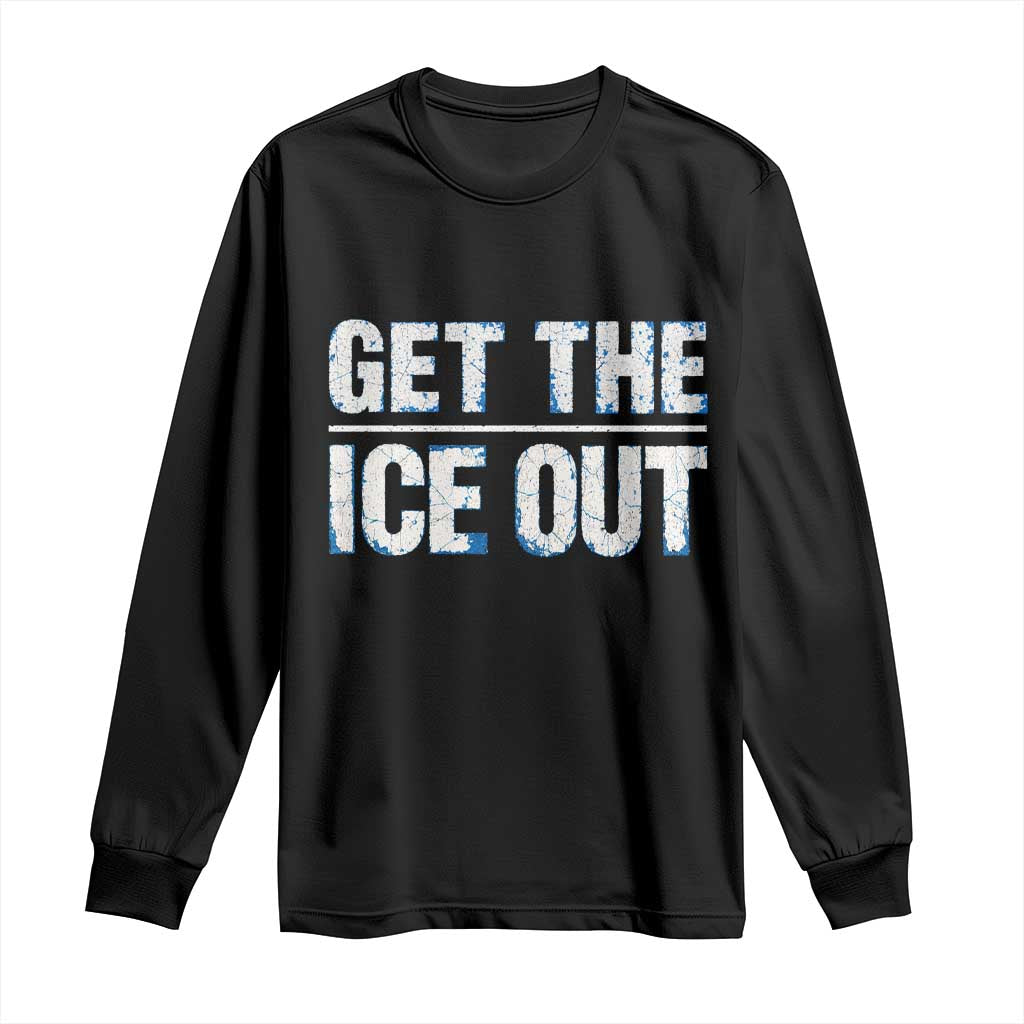 Minnesota Resist Anti ICE Immigration Protest Ladies Long Sleeve Shirt