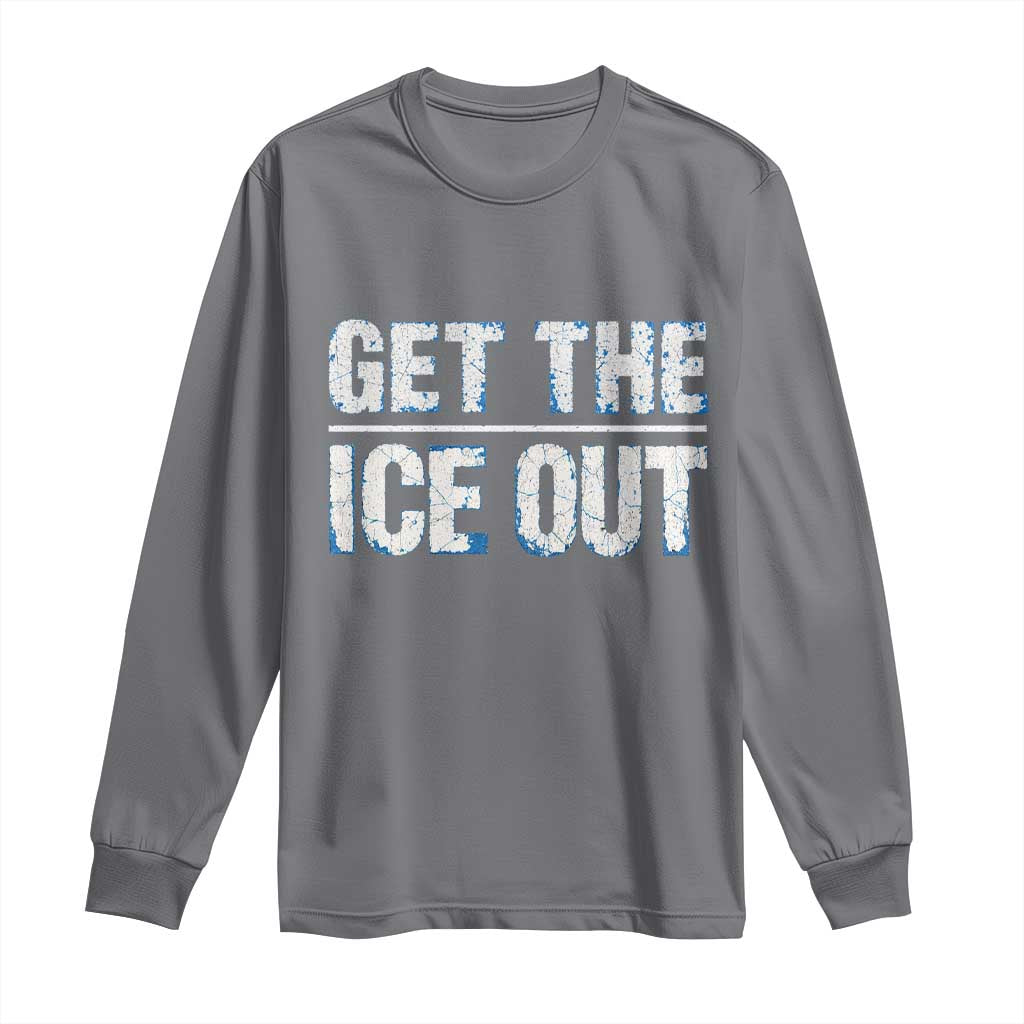 Minnesota Resist Anti ICE Immigration Protest Ladies Long Sleeve Shirt