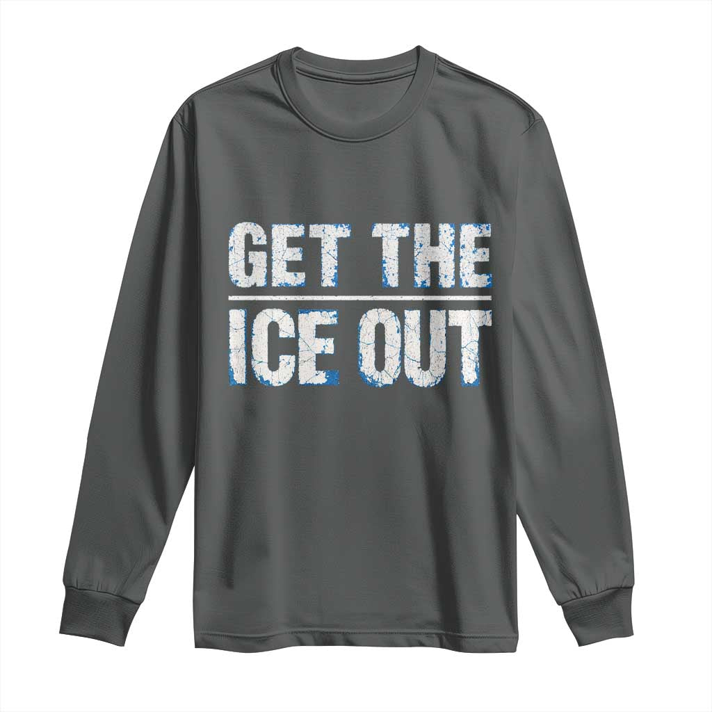 Minnesota Resist Anti ICE Immigration Protest Ladies Long Sleeve Shirt