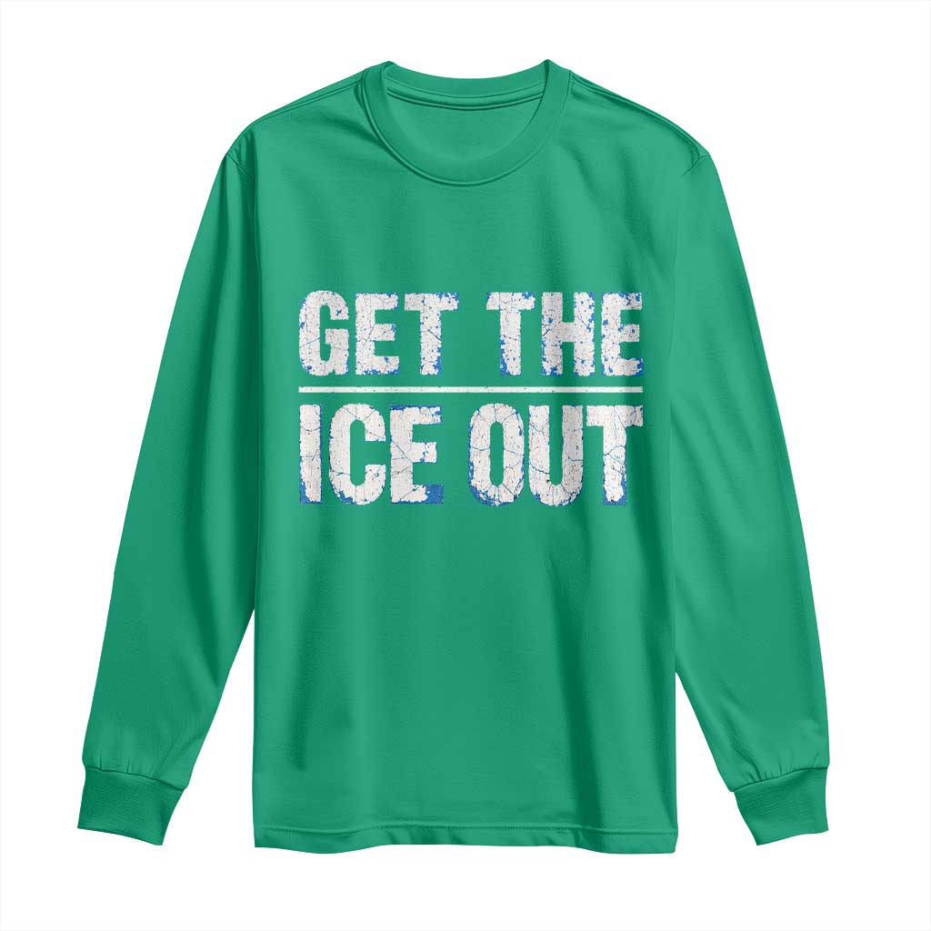 Minnesota Resist Anti ICE Immigration Protest Ladies Long Sleeve Shirt