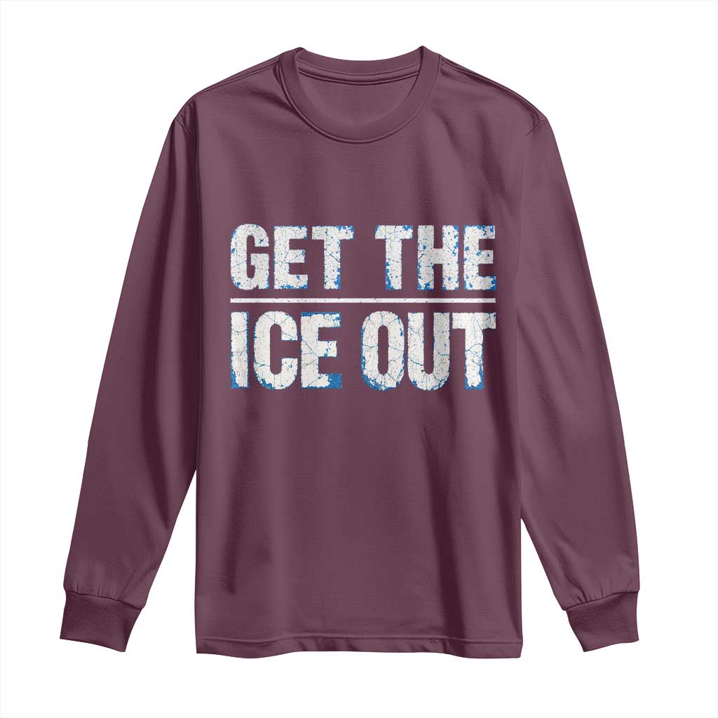 Minnesota Resist Anti ICE Immigration Protest Ladies Long Sleeve Shirt