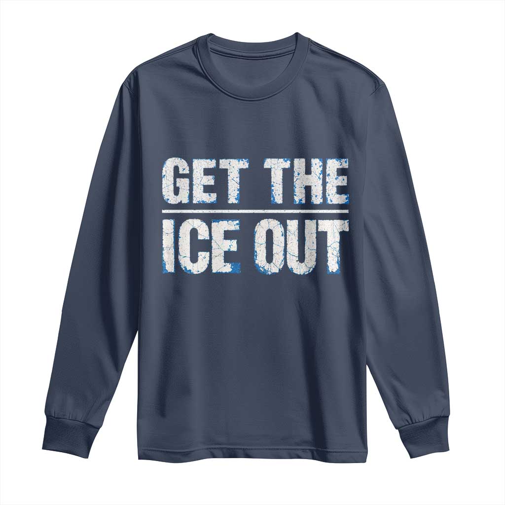 Minnesota Resist Anti ICE Immigration Protest Ladies Long Sleeve Shirt