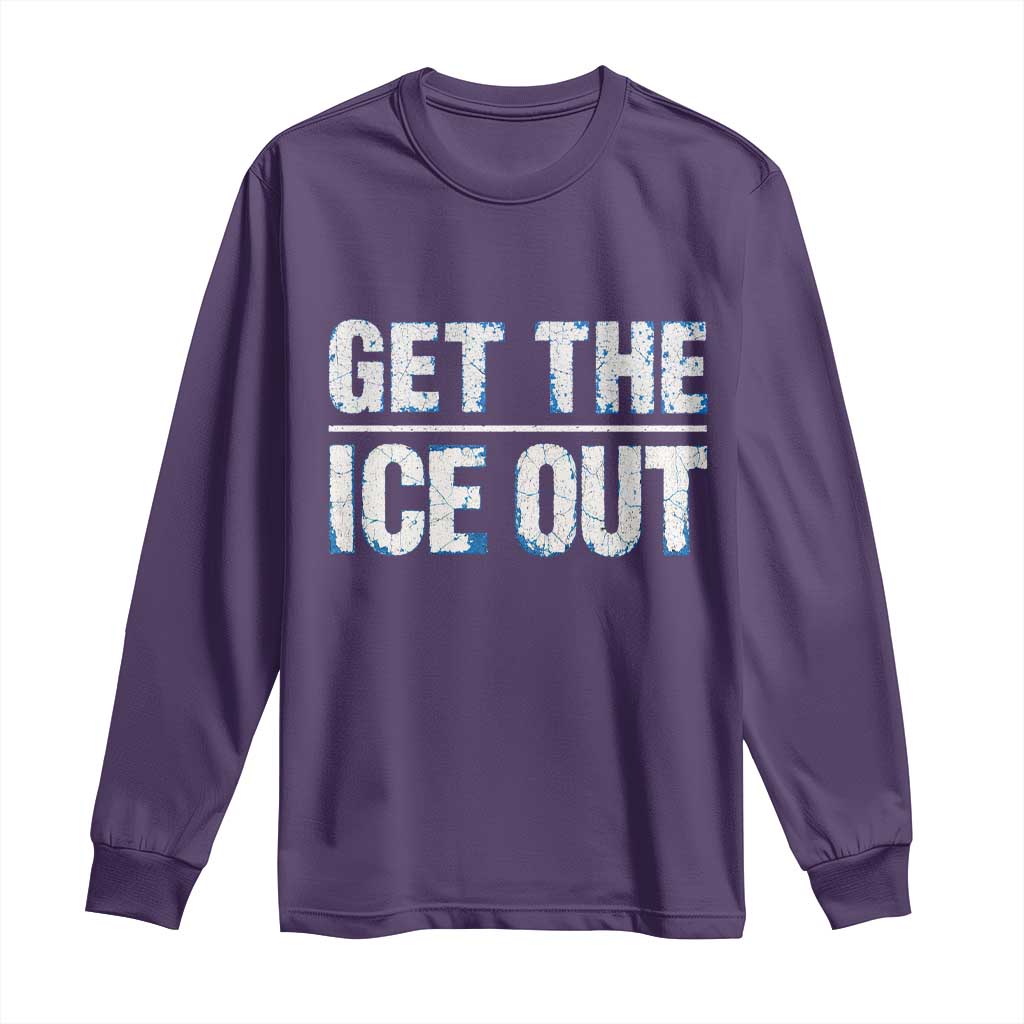 Minnesota Resist Anti ICE Immigration Protest Ladies Long Sleeve Shirt