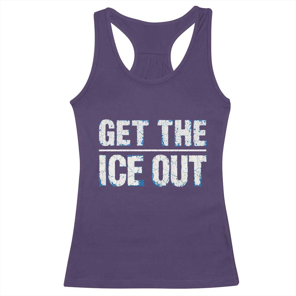 Minnesota Resist Anti ICE Immigration Protest Ladies Racerback Tank Top