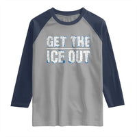 Minnesota Resist Anti ICE Immigration Protest Ladies Raglan Shirt
