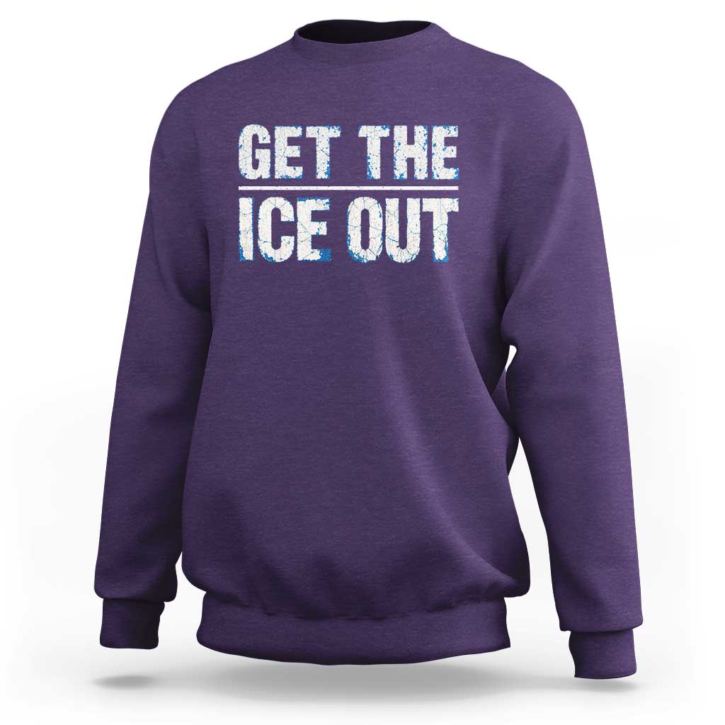 Minnesota Resist Anti ICE Immigration Protest Ladies Sweatshirt