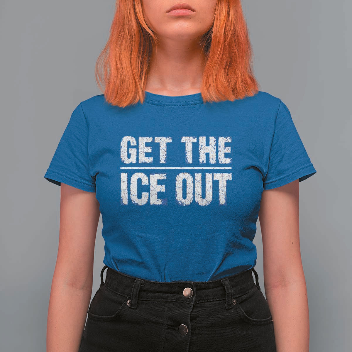 Minnesota Resist Anti ICE Immigration Protest Ladies T Shirt For Women