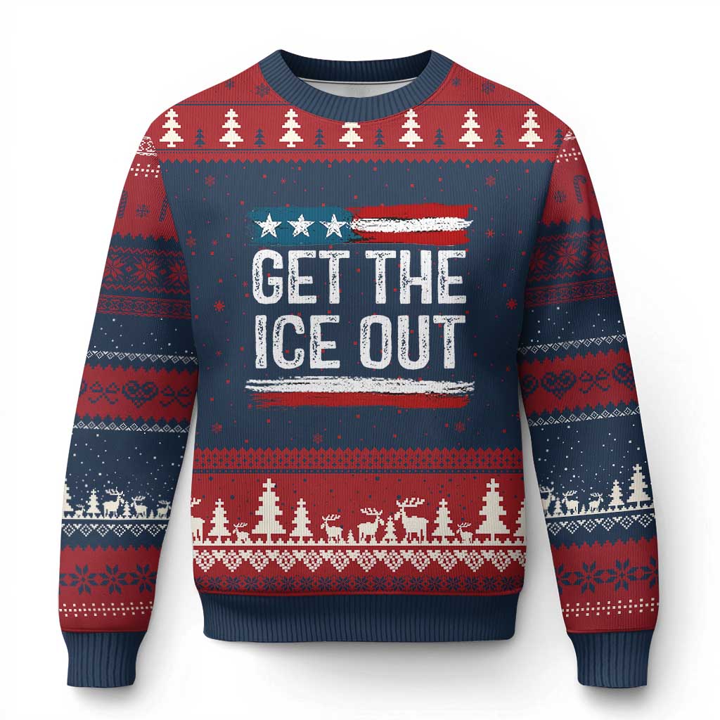 Anti ICE Immigration Protest Human Rights Ugly Christmas Sweater