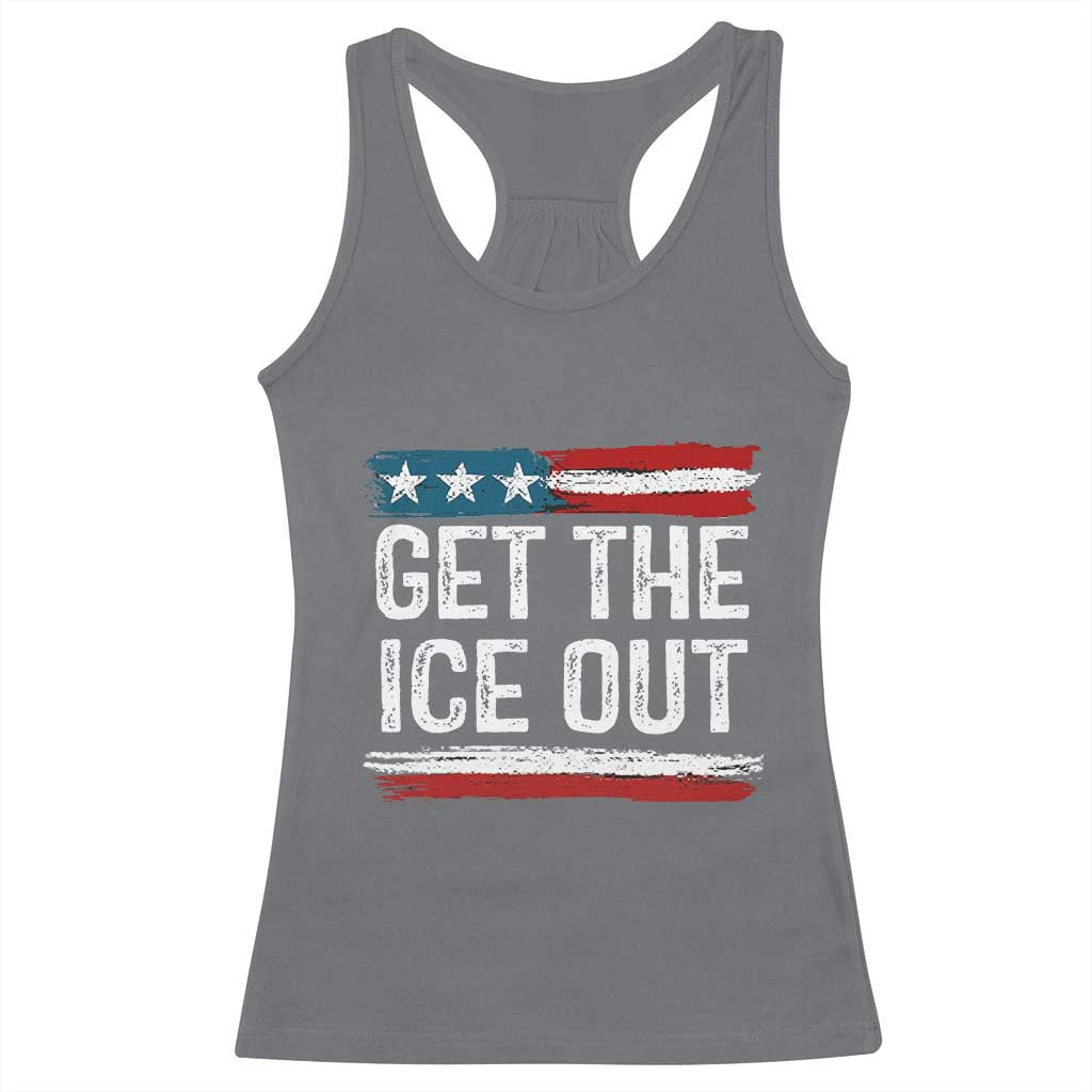 Anti ICE Immigration Protest Human Rights Racerback Tank Top