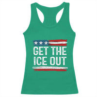 Anti ICE Immigration Protest Human Rights Racerback Tank Top