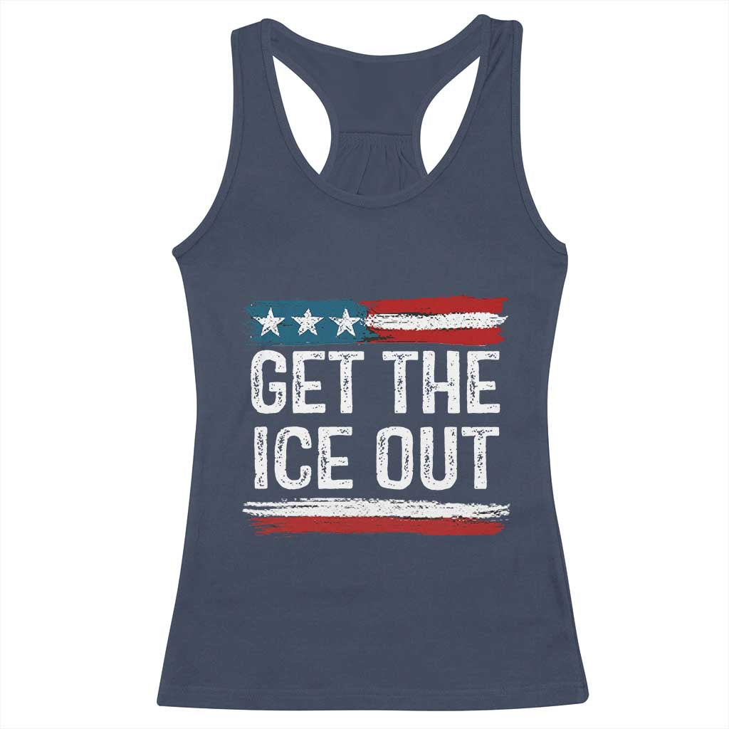 Anti ICE Immigration Protest Human Rights Racerback Tank Top