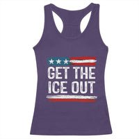 Anti ICE Immigration Protest Human Rights Racerback Tank Top