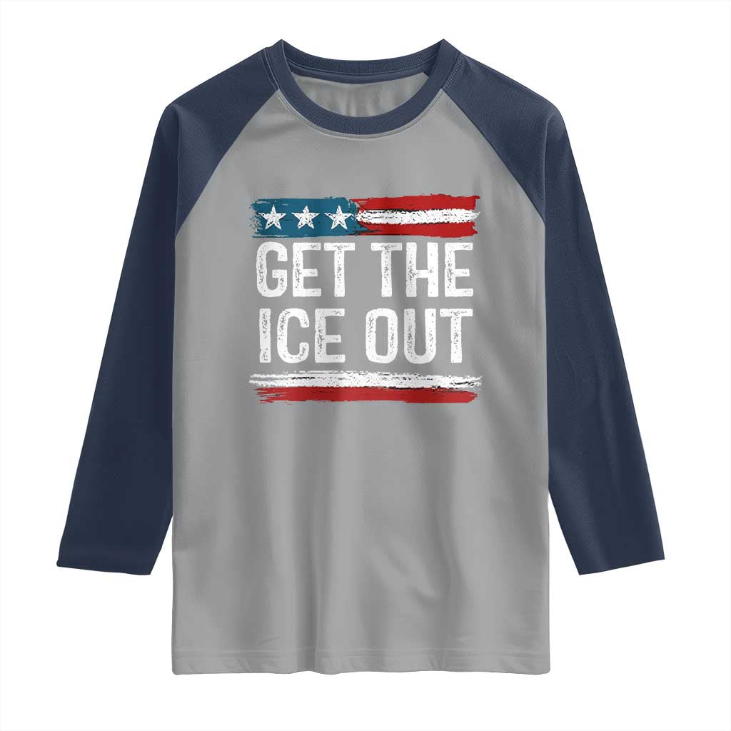 Anti ICE Immigration Protest Human Rights Raglan Shirt