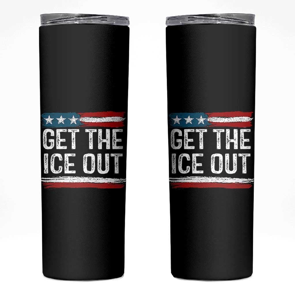 Anti ICE Immigration Protest Human Rights Skinny Tumbler