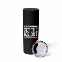 Anti ICE Immigration Protest Human Rights Skinny Tumbler