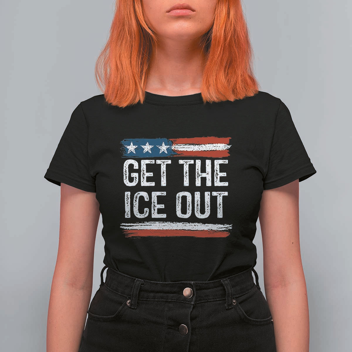 Anti ICE Immigration Protest Human Rights T Shirt For Women