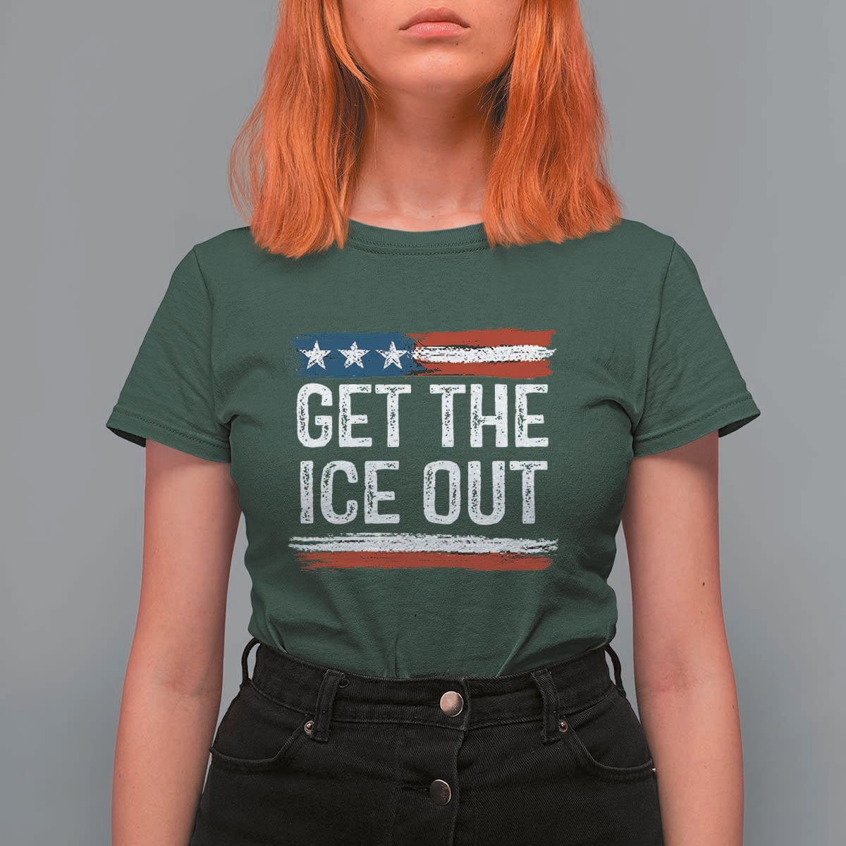 Anti ICE Immigration Protest Human Rights T Shirt For Women