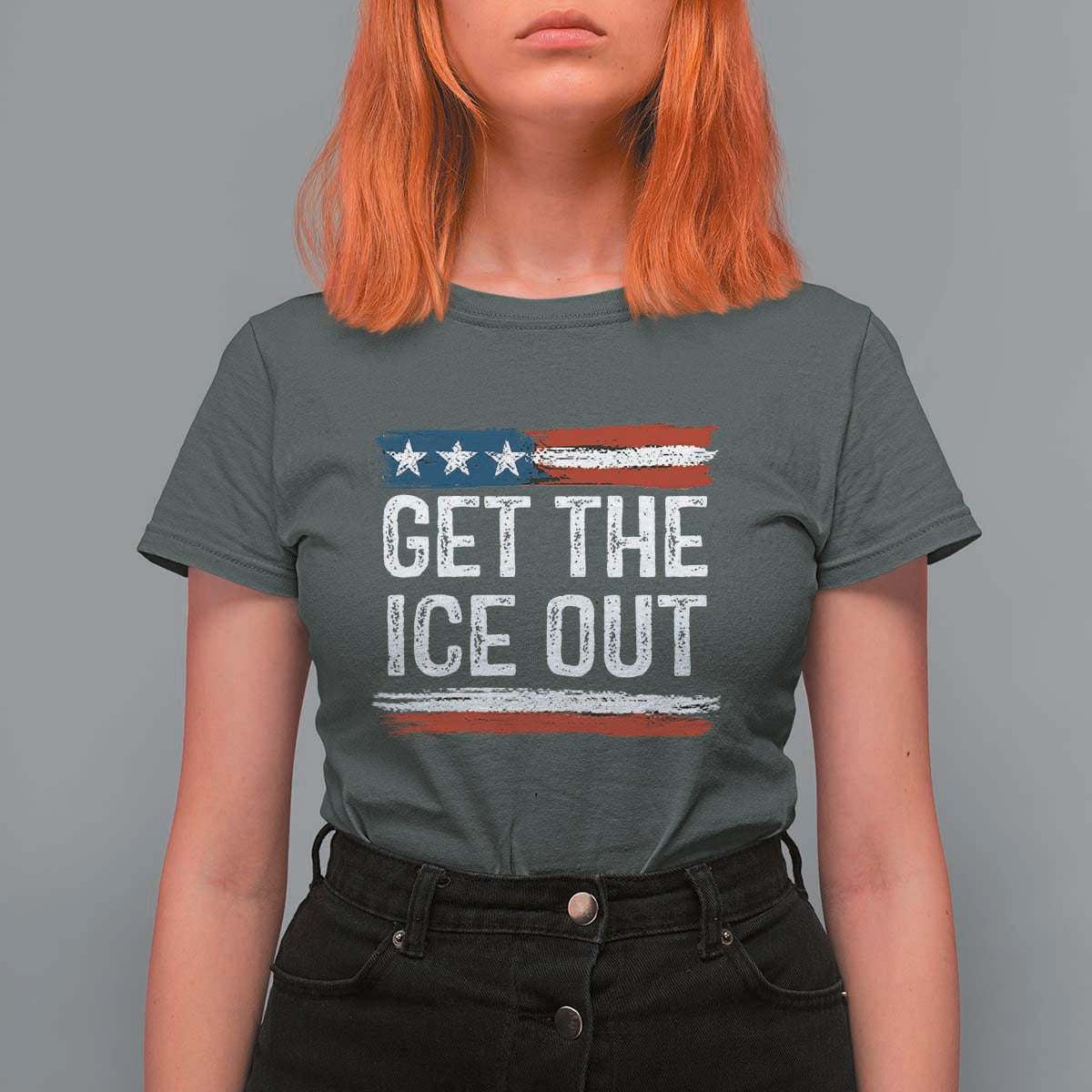 Anti ICE Immigration Protest Human Rights T Shirt For Women