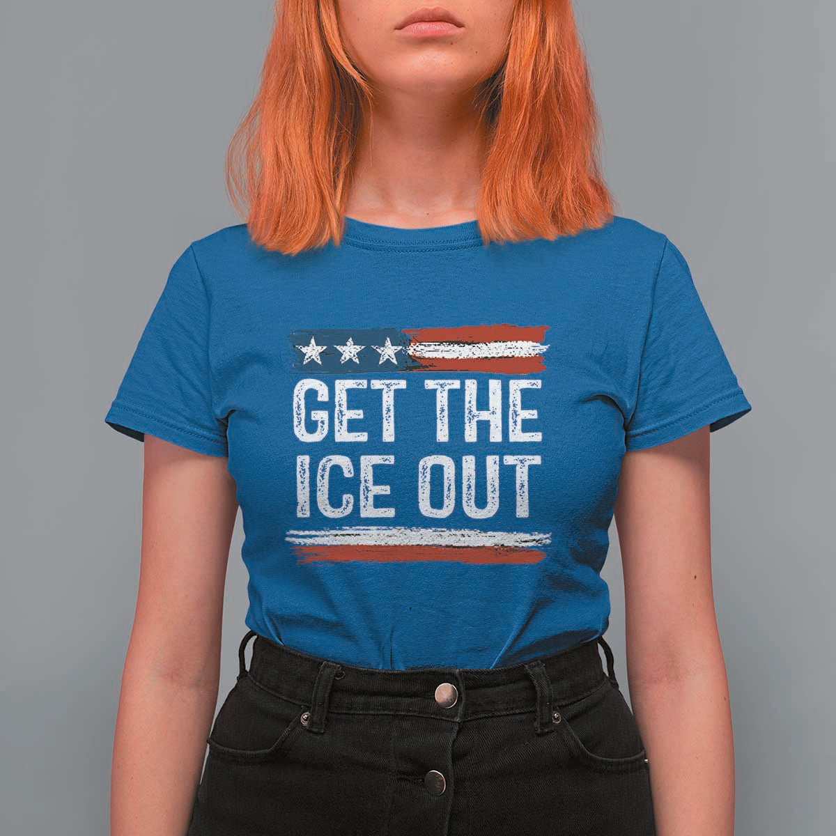 Anti ICE Immigration Protest Human Rights T Shirt For Women
