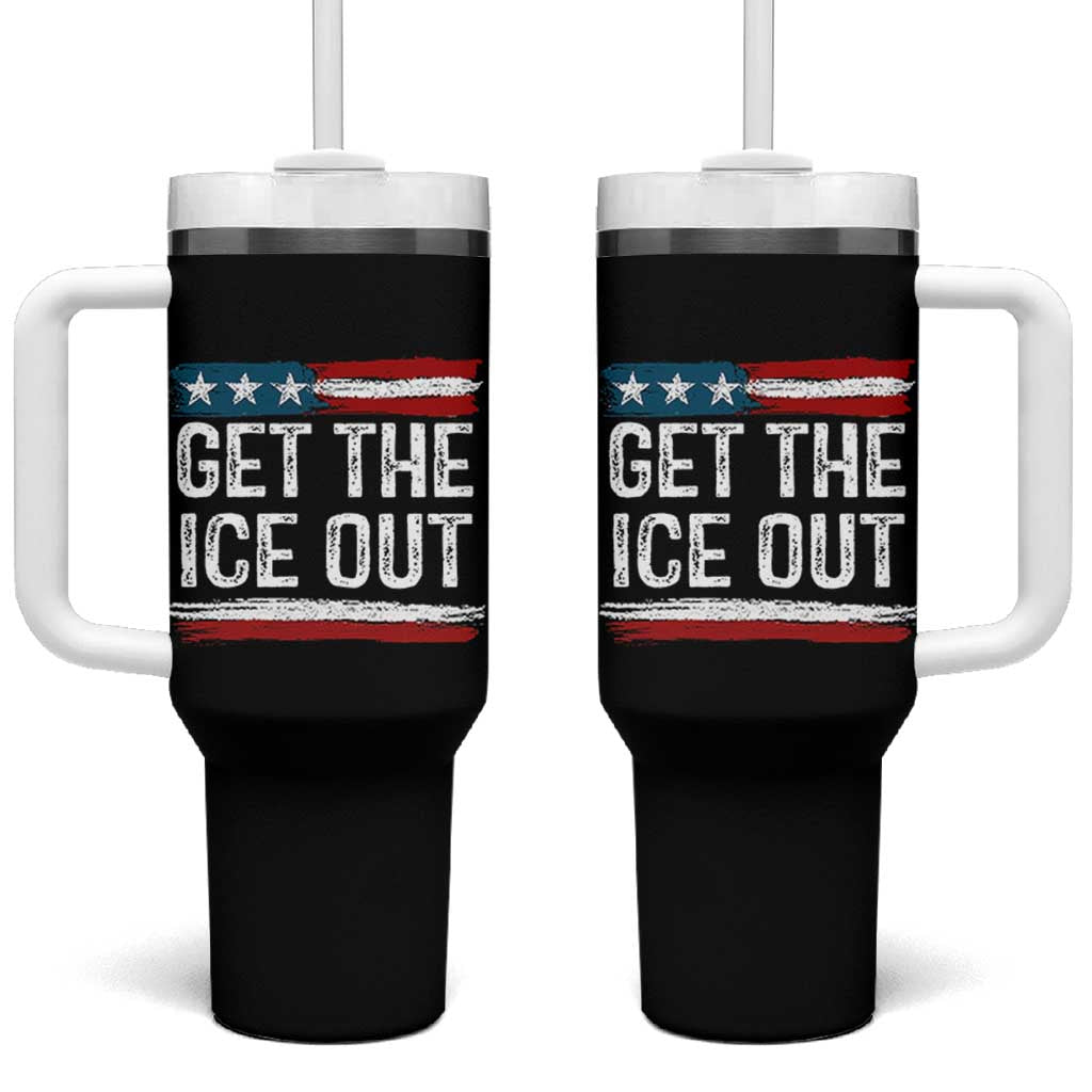 Anti ICE Immigration Protest Human Rights Tumbler With Handle