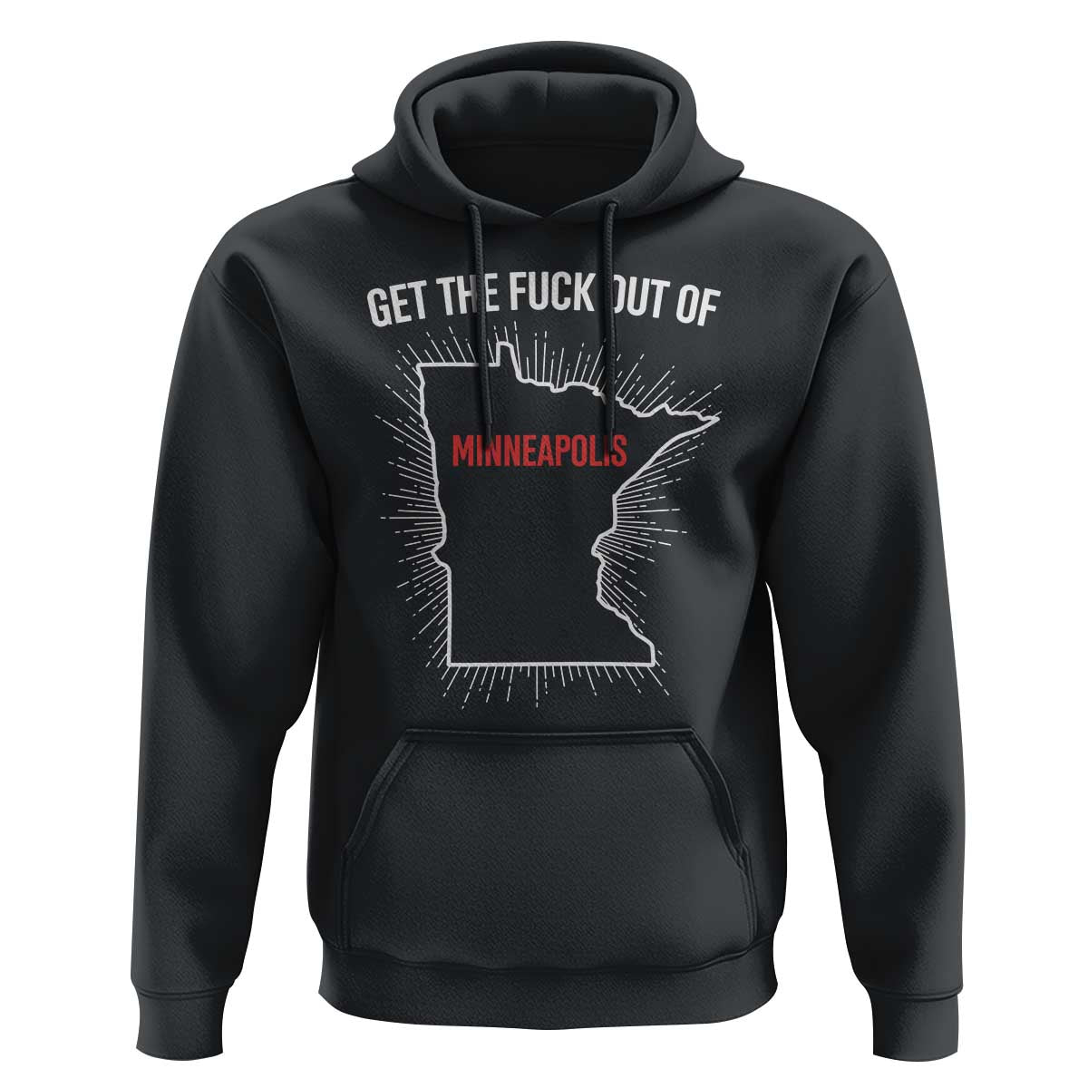 Get The Fck Out Of Minneapolis Hoodie Minnesota Resist Anti ICE Immigration Protest Ladies