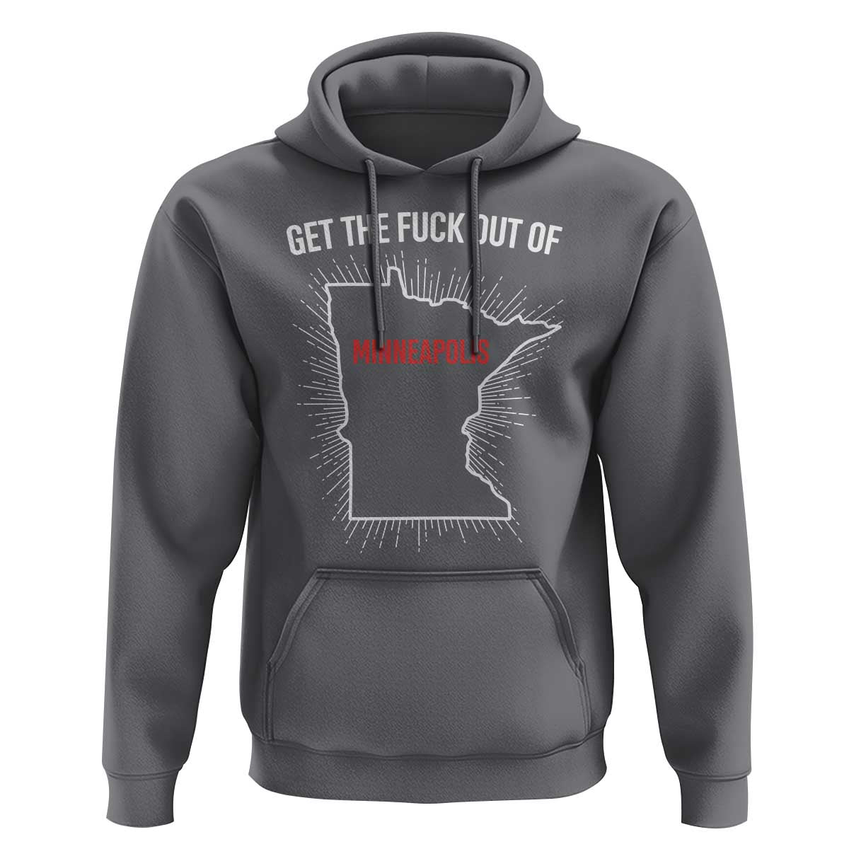 Get The Fck Out Of Minneapolis Hoodie Minnesota Resist Anti ICE Immigration Protest Ladies