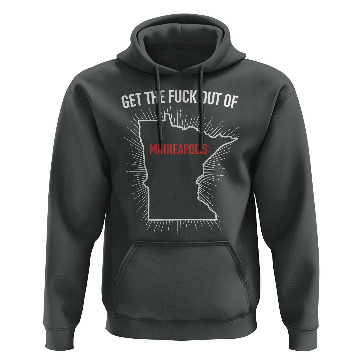 Get The Fck Out Of Minneapolis Hoodie Minnesota Resist Anti ICE Immigration Protest Ladies