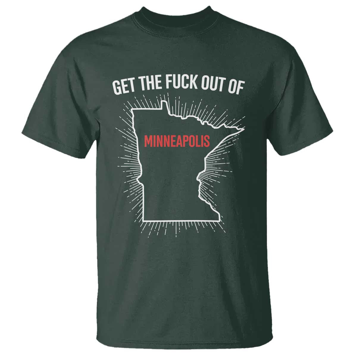 Get The Fck Out Of Minneapolis T Shirt Minnesota Resist Anti ICE Immigration Protest Ladies