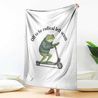 Funny Frog Anti ICE Political Protest Throw Blanket Off To Be Radical Left Scum