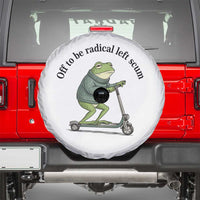 Funny Frog Anti ICE Political Protest Spare Tire Cover Off To Be Radical Left Scum