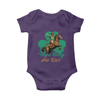 How Lucky Are We Baby Onesie Cowboy Western Irish St Patrick's Day