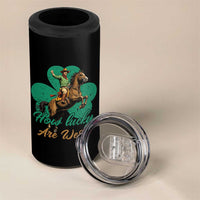 How Lucky Are We 4 in 1 Can Cooler Tumbler Cowboy Western Irish St Patrick's Day