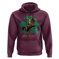 How Lucky Are We Hoodie Cowboy Western Irish St Patrick's Day