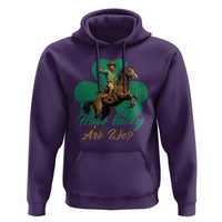 How Lucky Are We Hoodie Cowboy Western Irish St Patrick's Day