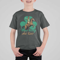 How Lucky Are We T Shirt For Kid Cowboy Western Irish St Patrick's Day