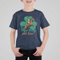 How Lucky Are We T Shirt For Kid Cowboy Western Irish St Patrick's Day
