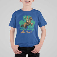 How Lucky Are We T Shirt For Kid Cowboy Western Irish St Patrick's Day
