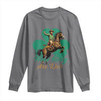How Lucky Are We Long Sleeve Shirt Cowboy Western Irish St Patrick's Day