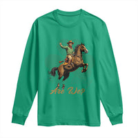 How Lucky Are We Long Sleeve Shirt Cowboy Western Irish St Patrick's Day