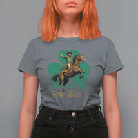 How Lucky Are We T Shirt For Women Cowboy Western Irish St Patrick's Day