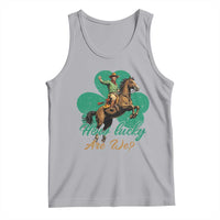 How Lucky Are We Tank Top Cowboy Western Irish St Patrick's Day